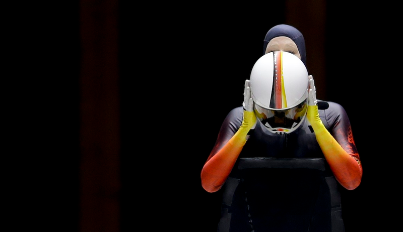 Illustration for article titled Skeleton Helmets Are The Coolest Thing At The Olympics